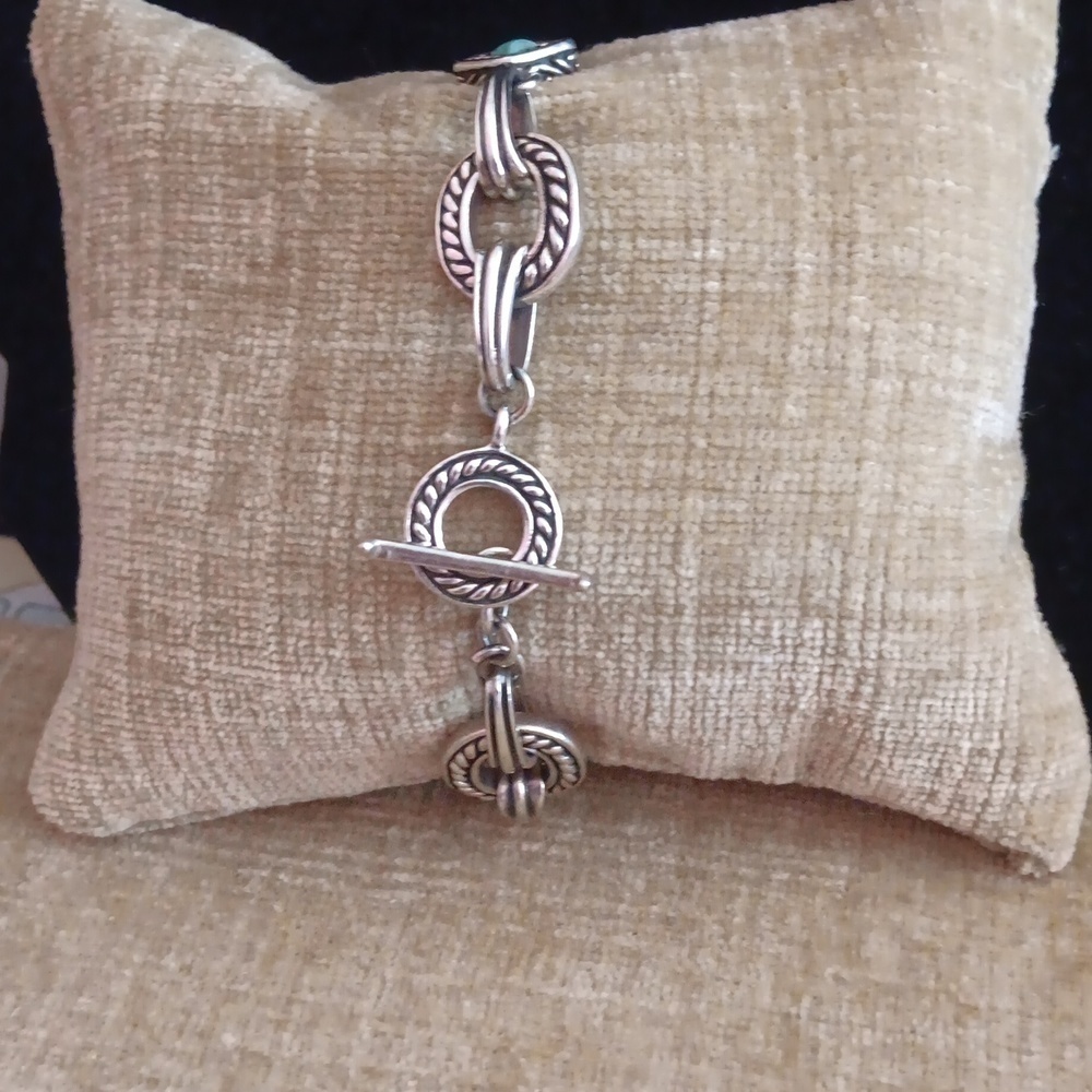 Studio Barse 925 Silver And Turquoise Bracelet - Picture 6 of 8